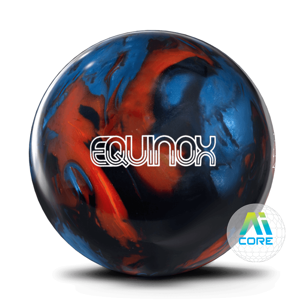 Storm Equinox Hybrid Review: The Strong Cover With the Clean Finish 1 Storm Equinox Hybrid bowling ball in Nebula, Flare and Void colors